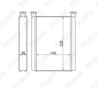 Радиатор отопителя салона TG-RIH0003/87107-33110 * Ti•GUAR Радиатор отопителя салона TG-RIH0003/87107-33110 * Ti•GUAR