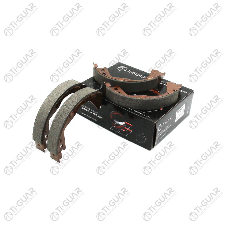 Тормозные колодки (РУЧНОГО ТОРМОЗА) TG-4521/FN0666* Ti·GUAR (комплект 4шт.)