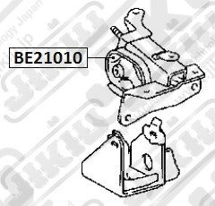 Картридж опоры двигателя BE21010 * JIKIU