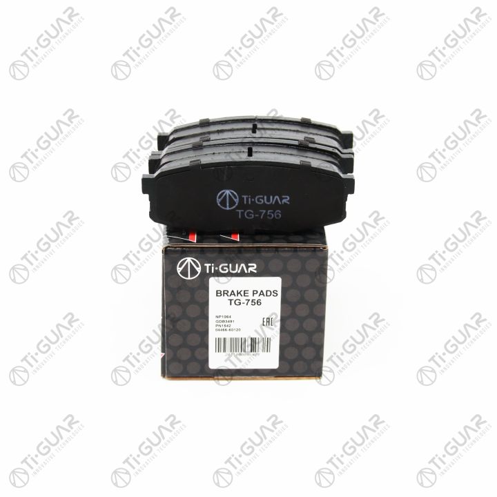 Тормозные колодки TG-756/PN1542* Ti·GUAR